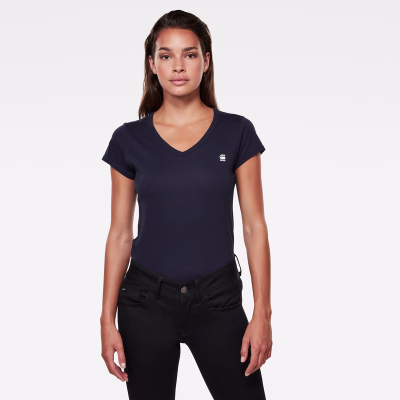 Slim V-Neck Top