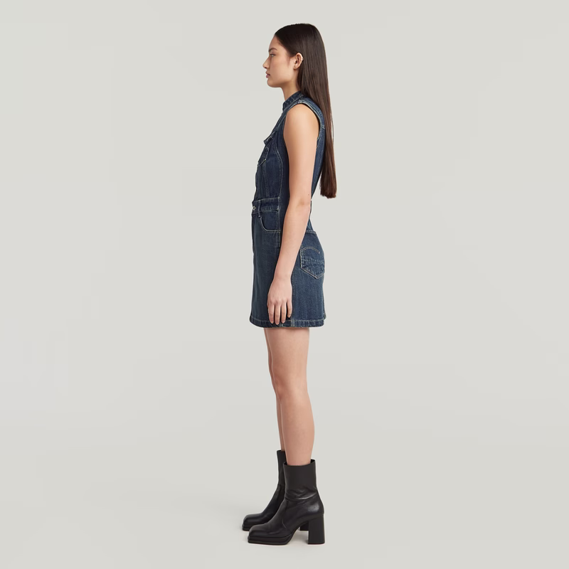 Moto Slim Dress