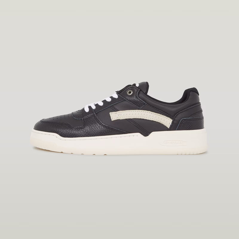 Grid Lea Sneakers