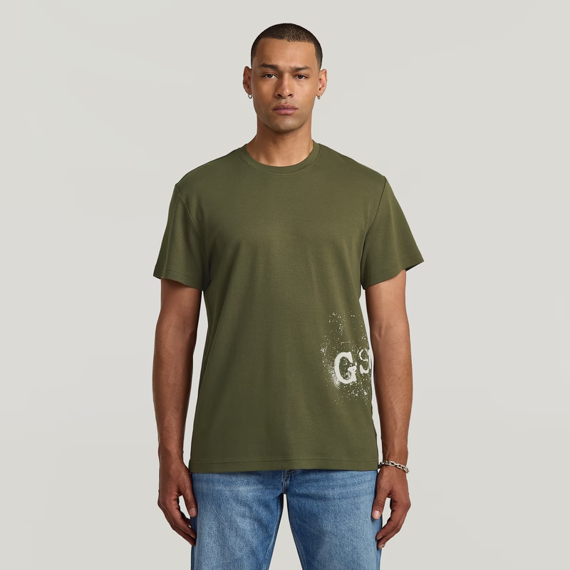 Sprayed Graphic T-Shirt