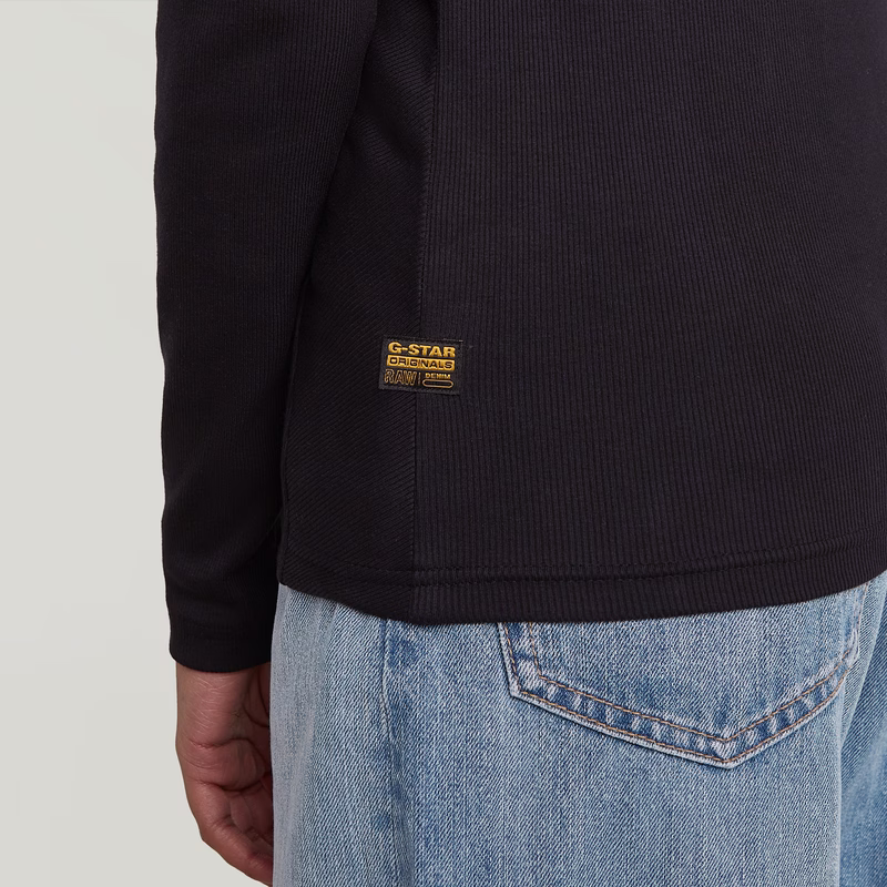 A-Line Slim Rib T-Shirt