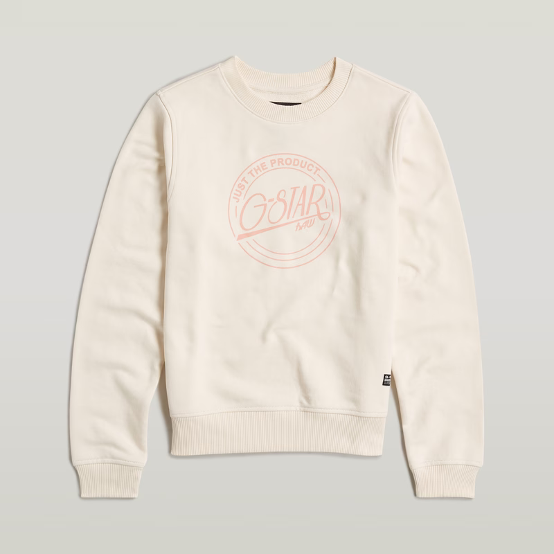 Large Logo Crew Sweater