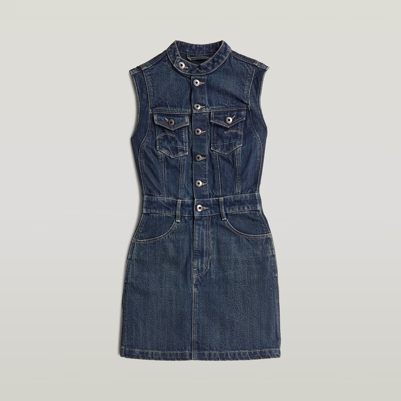 Moto Slim Dress