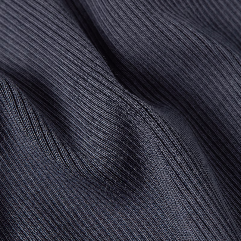 Washed Slim Rib Dress