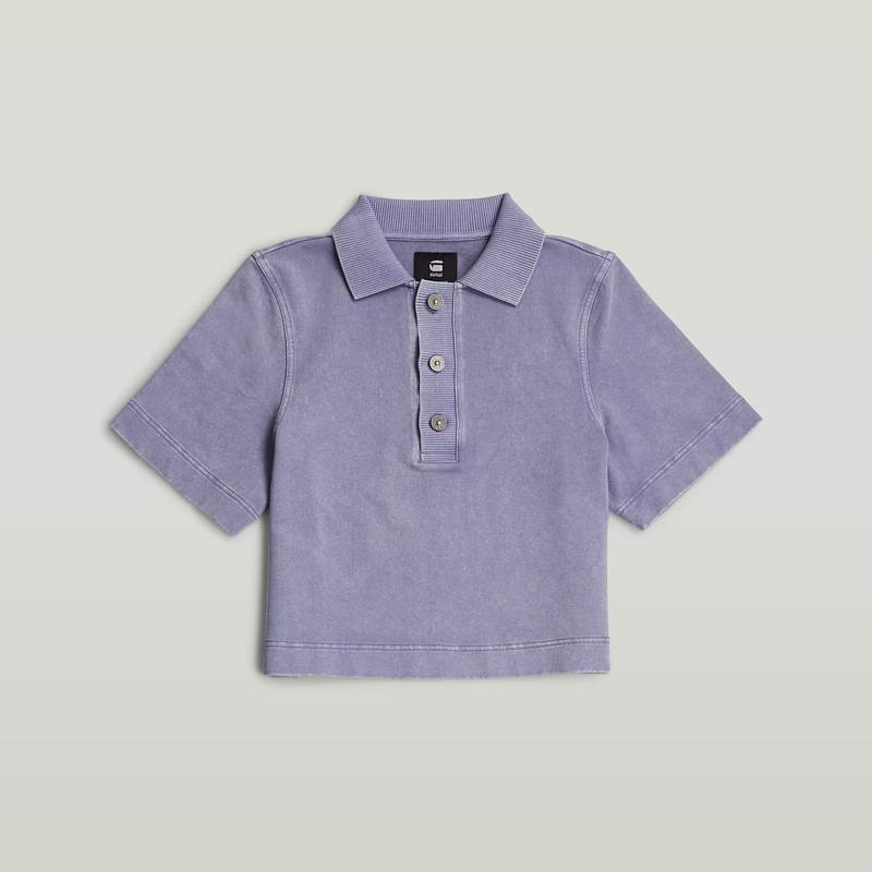Overdyed Polo Sweater