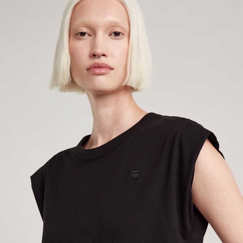 Open Back Loose Sleeveless Top