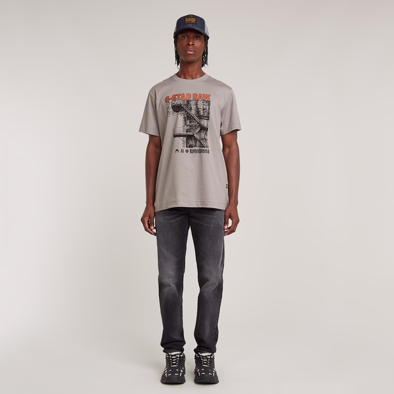 Stairs Graphic Loose T-Shirt