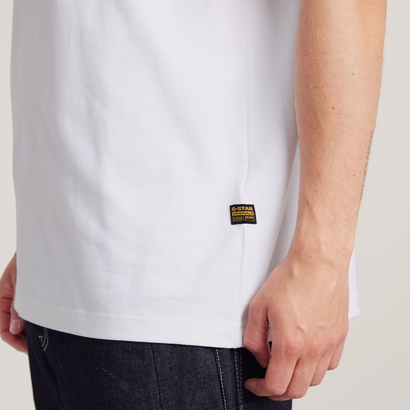 Barcode Back Graphic Loose T-Shirt
