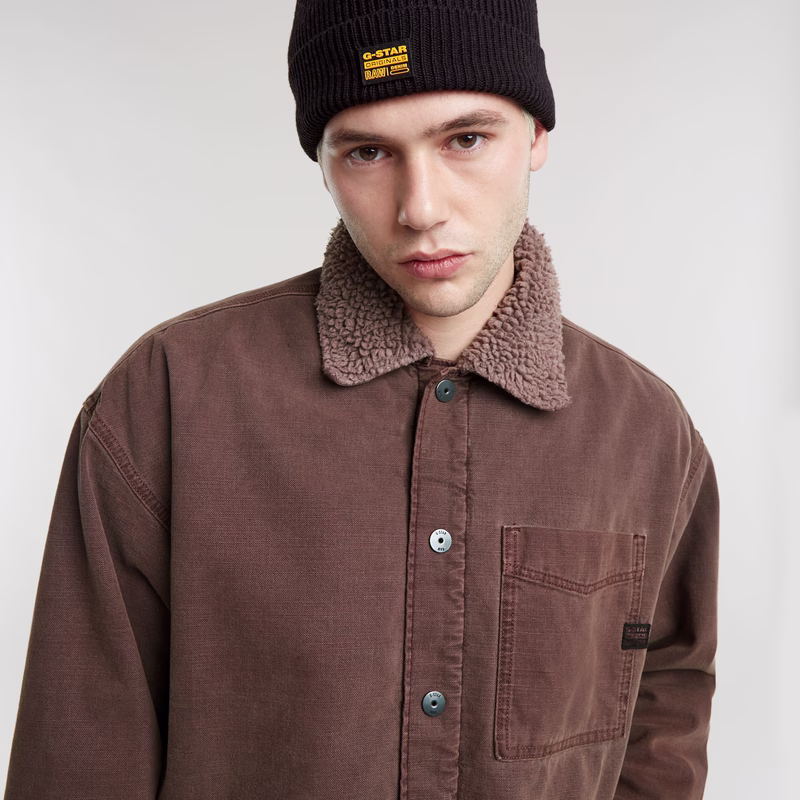 Boxy Fit Sherpa Jacket