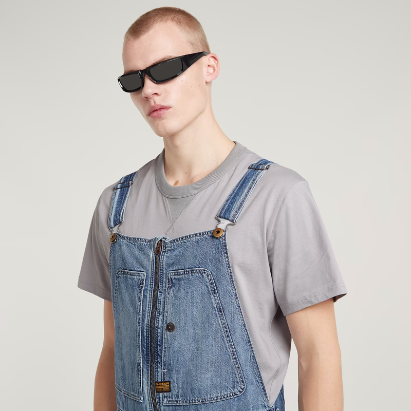 Denim Dungaree 3D Loose