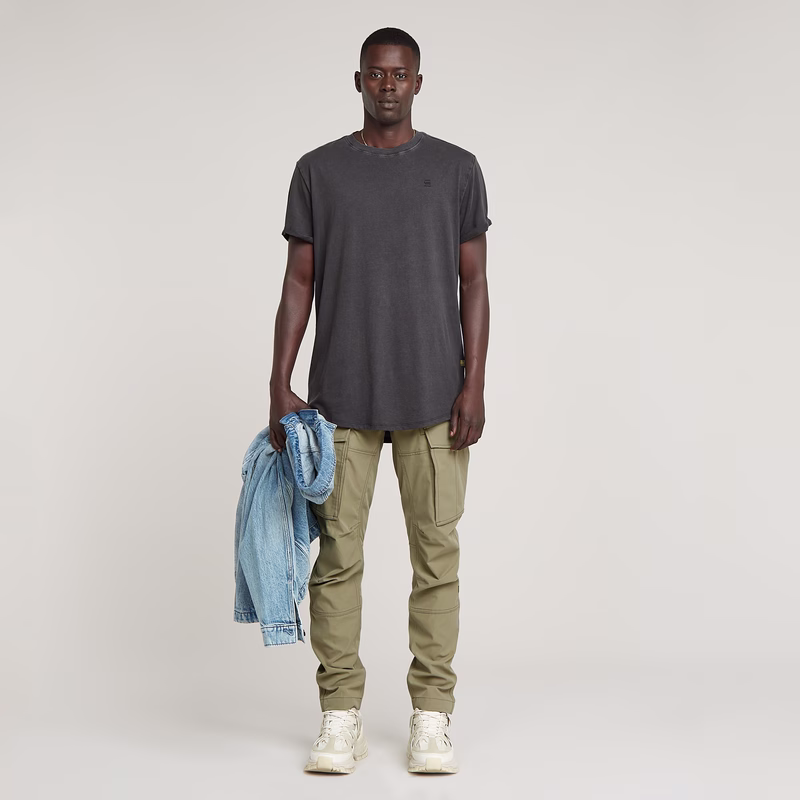 Text Back Graphic Overdyed Lash T-Shirt
