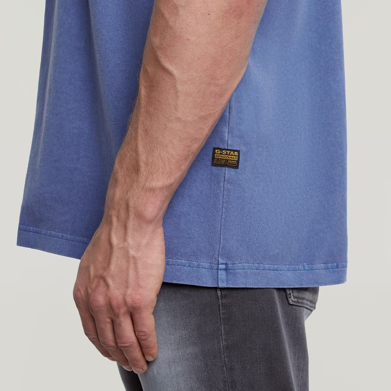 Multi Logo Overdyed Loose T-Shirt