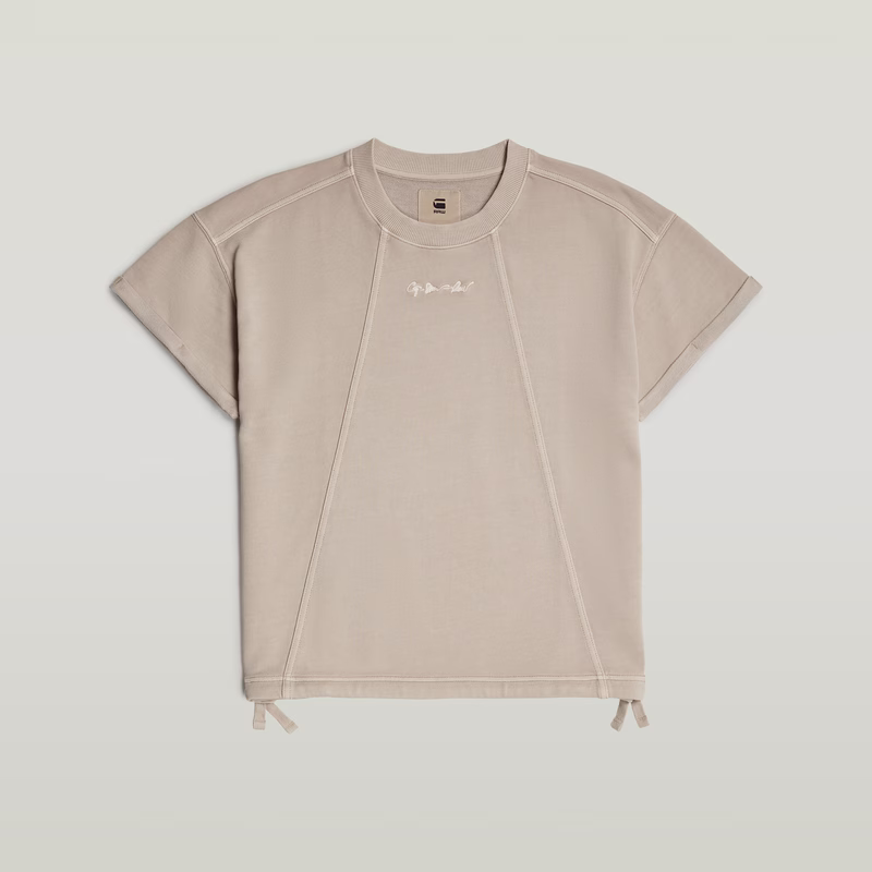 Overdyed Seam Details Sweater