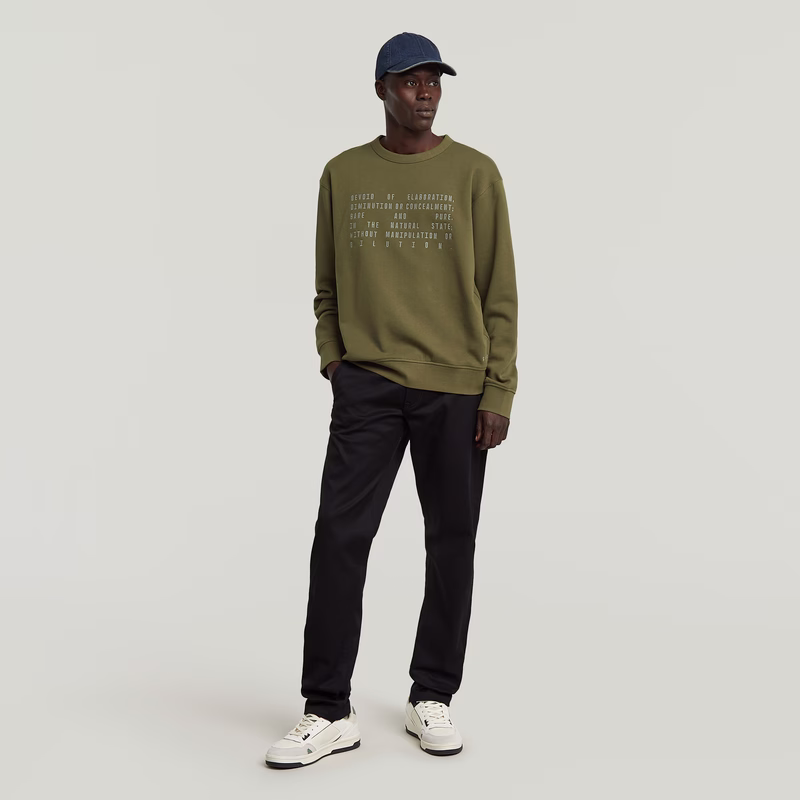 Text Graphic Sweater