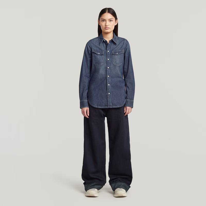 Slim Western Shirt