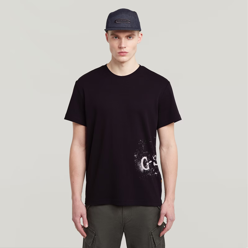 Sprayed Graphic T-Shirt