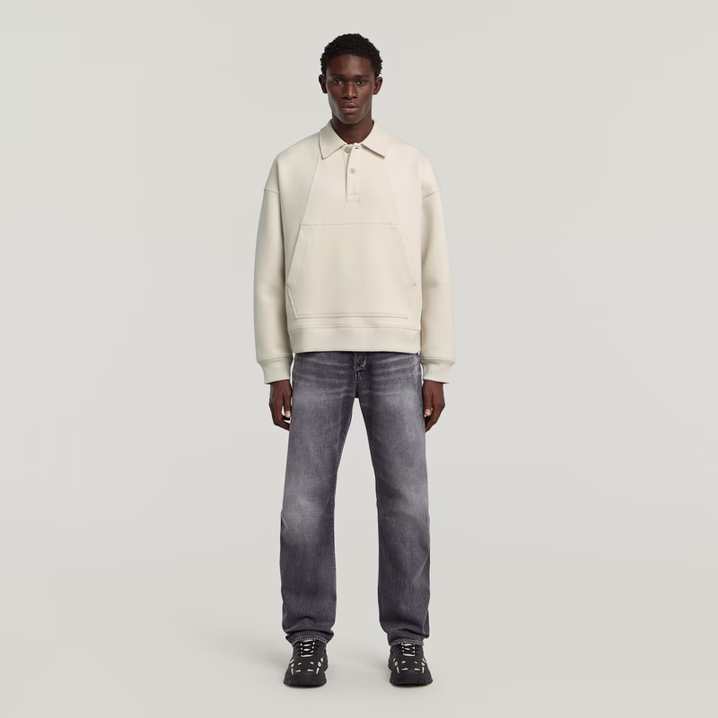 Scuba Polo Collar Loose Sweater