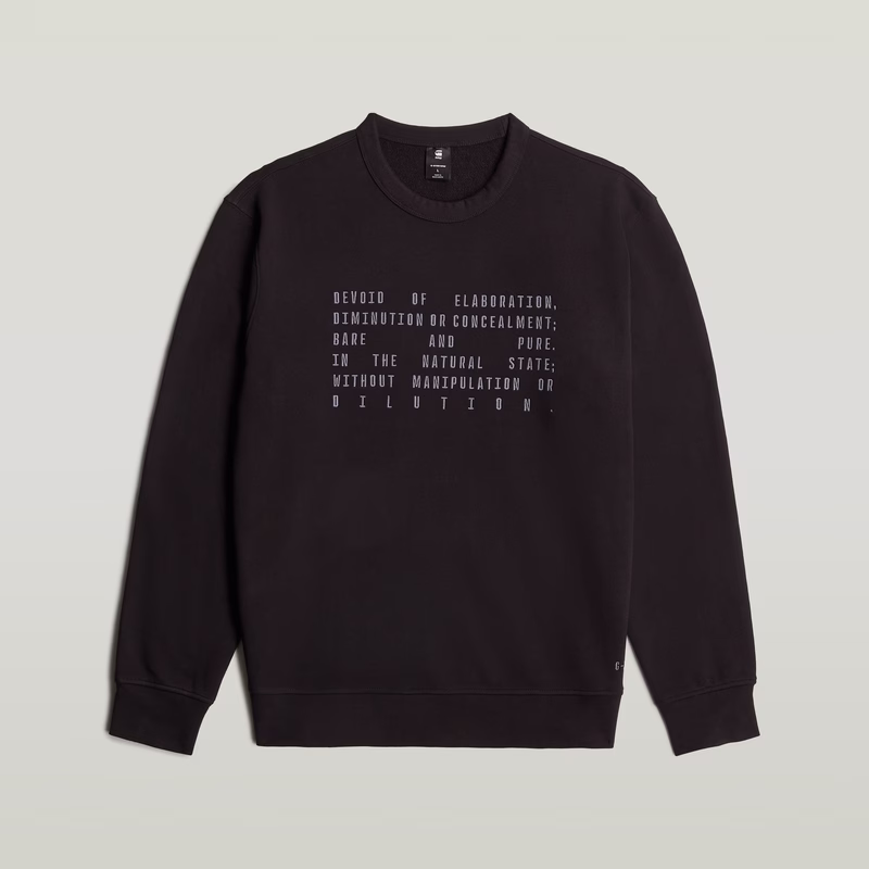 Text Graphic Sweater