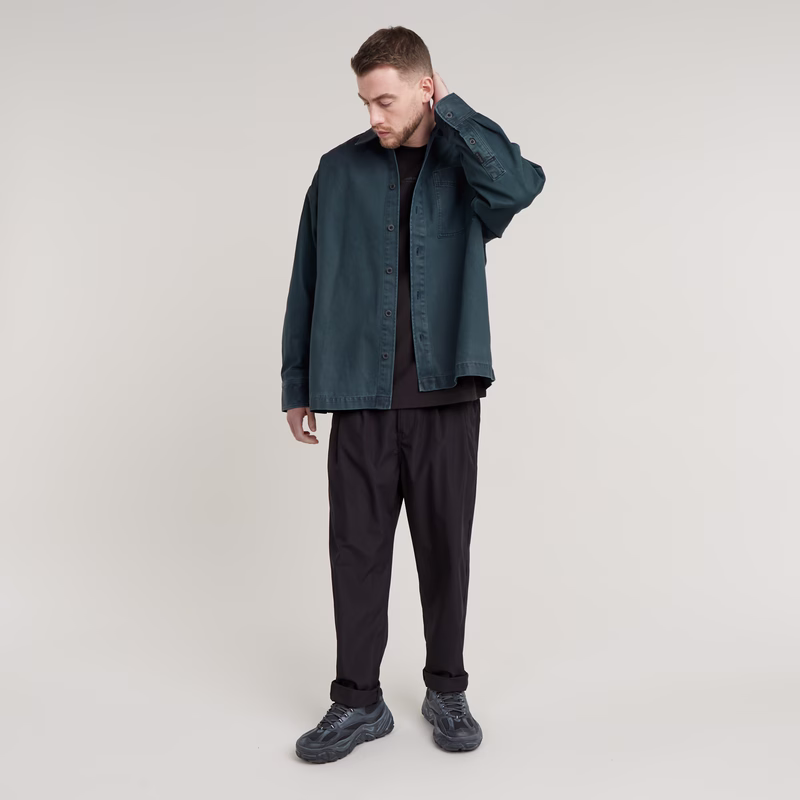 Pleated Tech Chino Relaxed