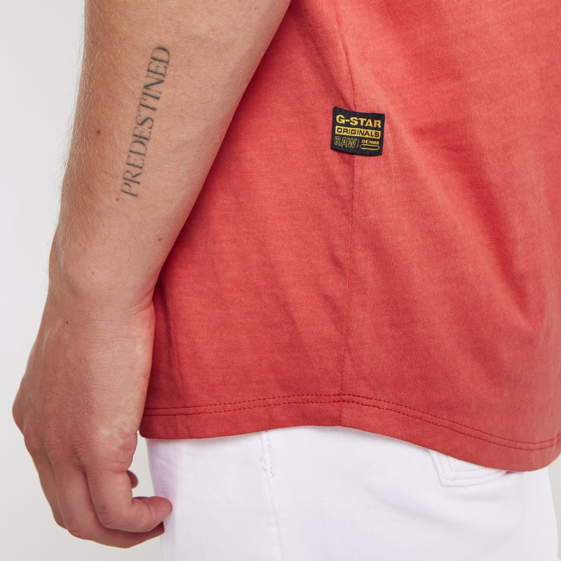 Text Back Graphic Overdyed Lash T-Shirt
