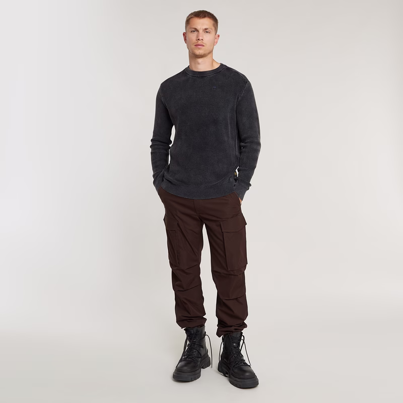 Serrated Knitted Sweater