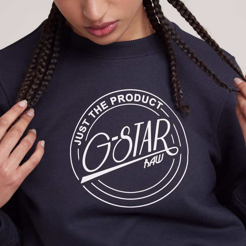 Large Logo Crew Sweater