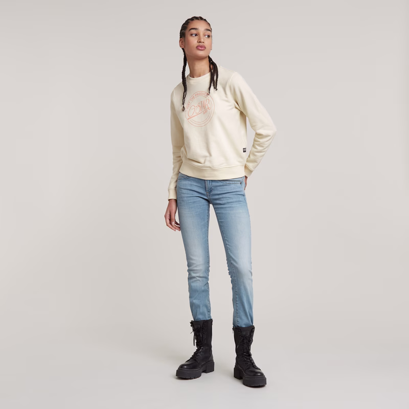 Large Logo Crew Sweater