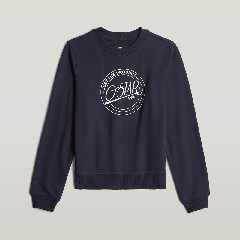 Large Logo Crew Sweater
