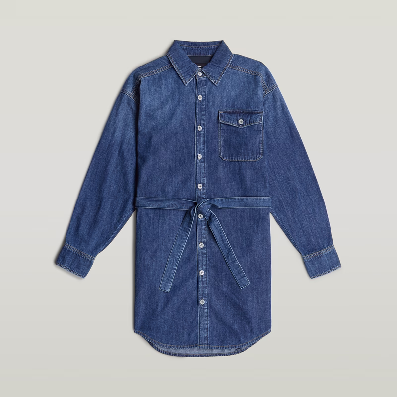 Belted Shirt Dress