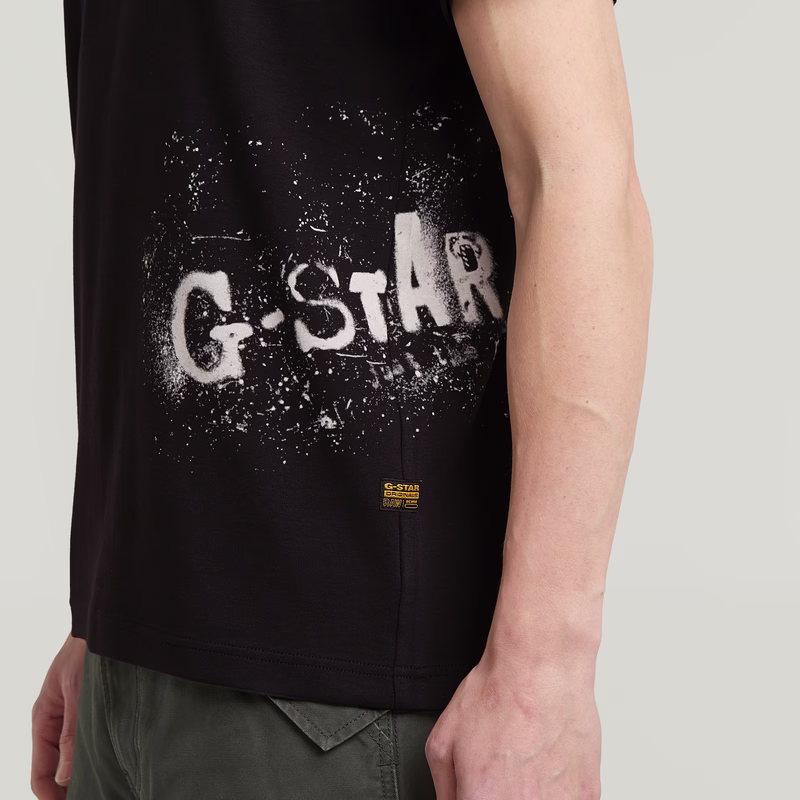 Sprayed Graphic T-Shirt