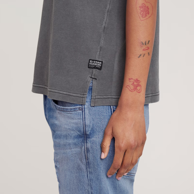 Overdyed Constructed Top