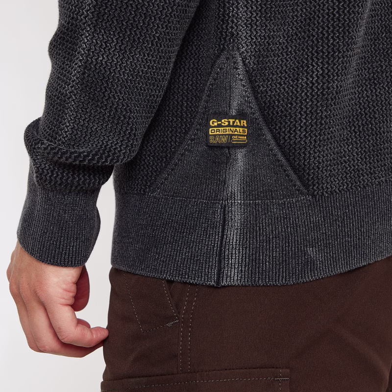 Serrated Knitted Sweater