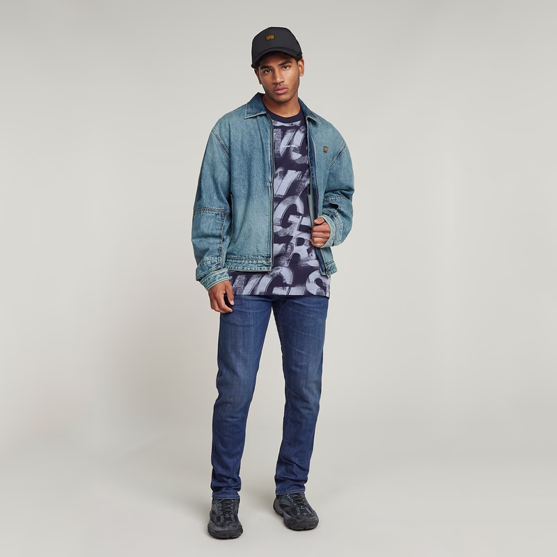 Sprayed Letters Loose T-Shirt