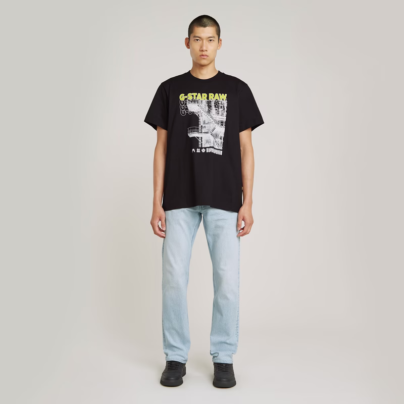 Stairs Graphic Loose T-Shirt