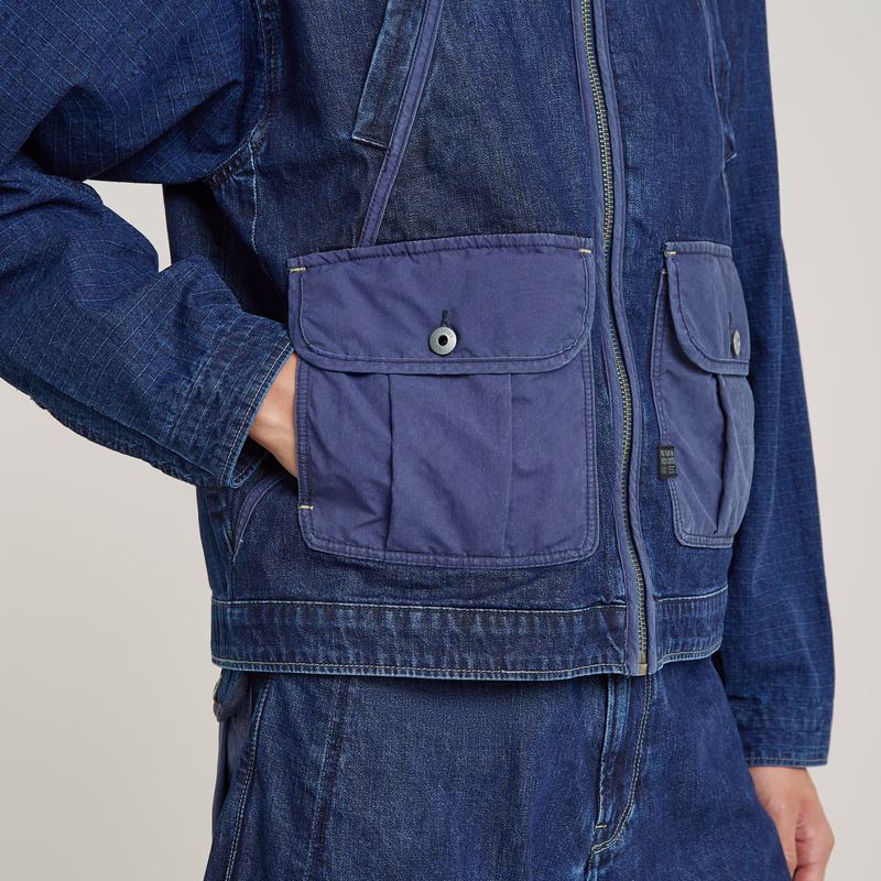Mixed Coach Zip Jacket