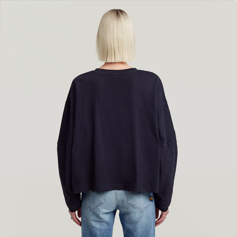 Washed 3D Mix Oversized T-Shirt