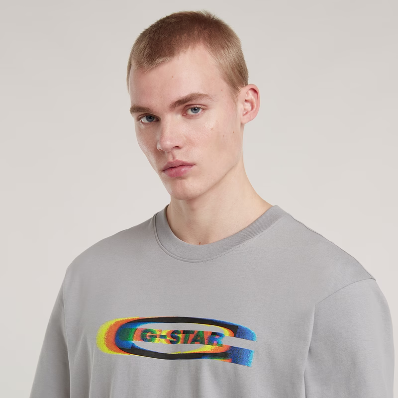 Color Shift Old Skool Logo Boxy T-Shirt