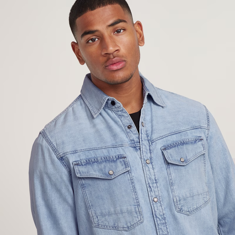 Slim Denim Shirt