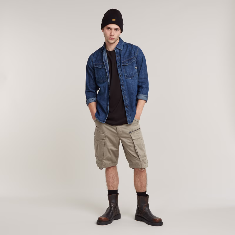Rovic Zip Relaxed Shorts
