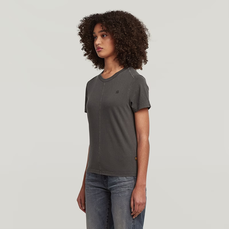 Overdyed Front Seam T-Shirt