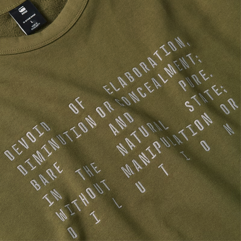 Text Graphic Sweater