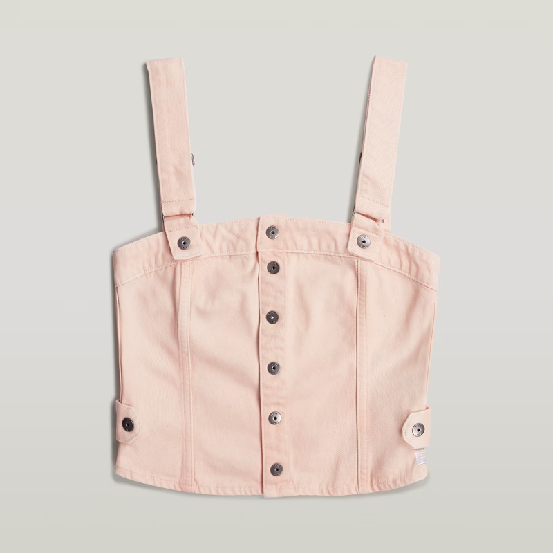 Bustier Top Detachable Straps