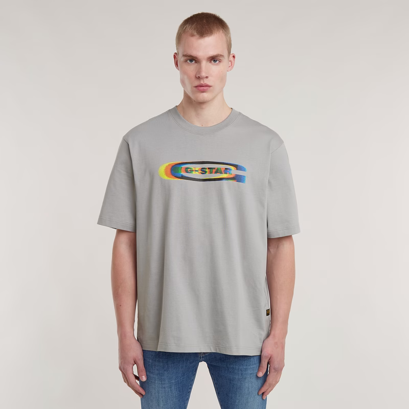 Color Shift Old Skool Logo Boxy T-Shirt