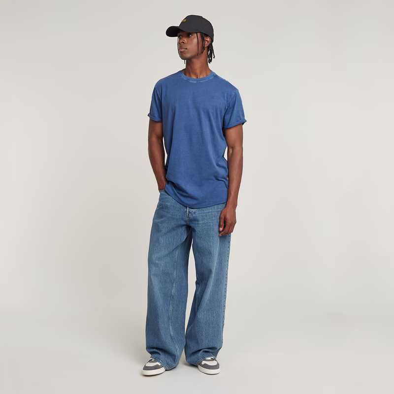 Text Back Graphic Overdyed Lash T-Shirt