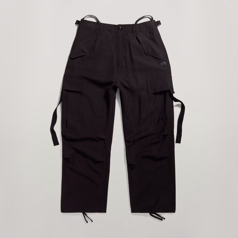 Cargo Cropped Drawcord Pants