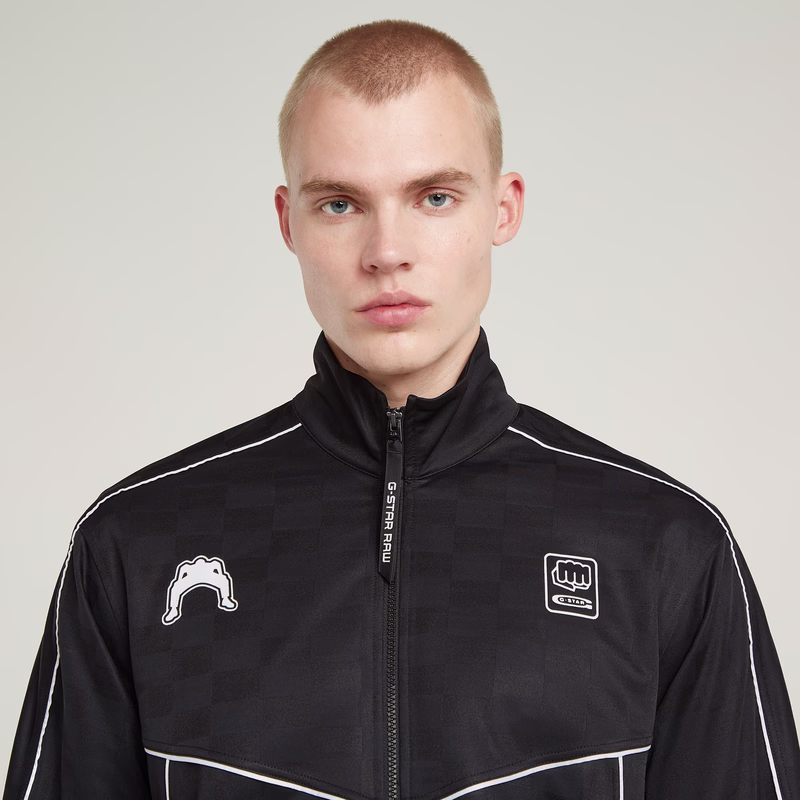 Football Track Top Zip Thru
