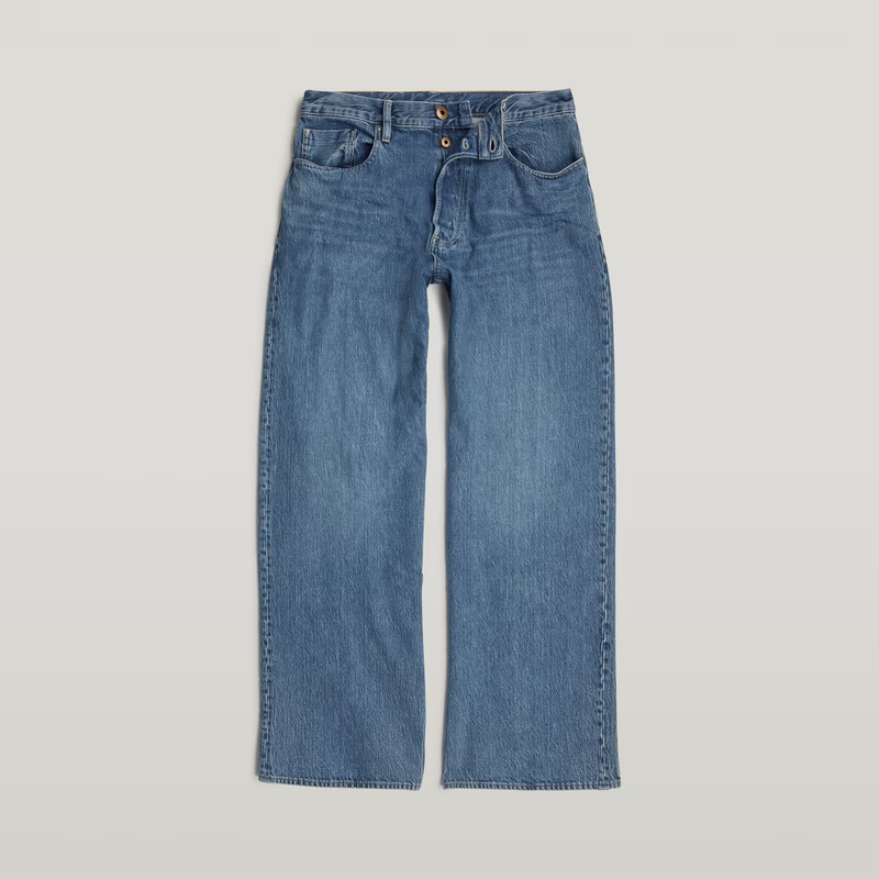 Long Pocket Loose Jeans