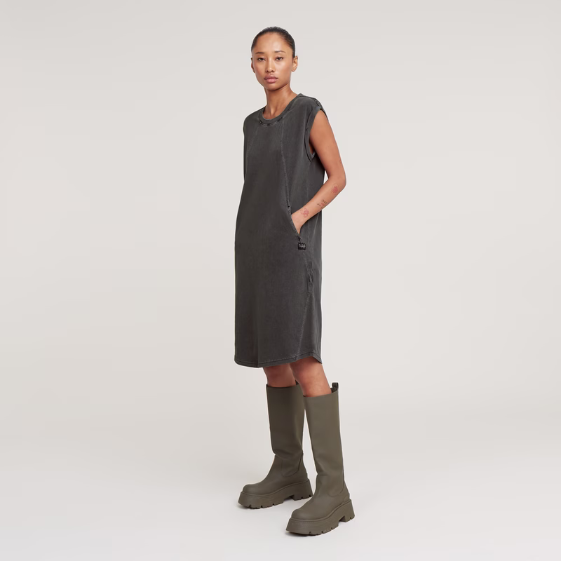 Seam Detail Loose Dress
