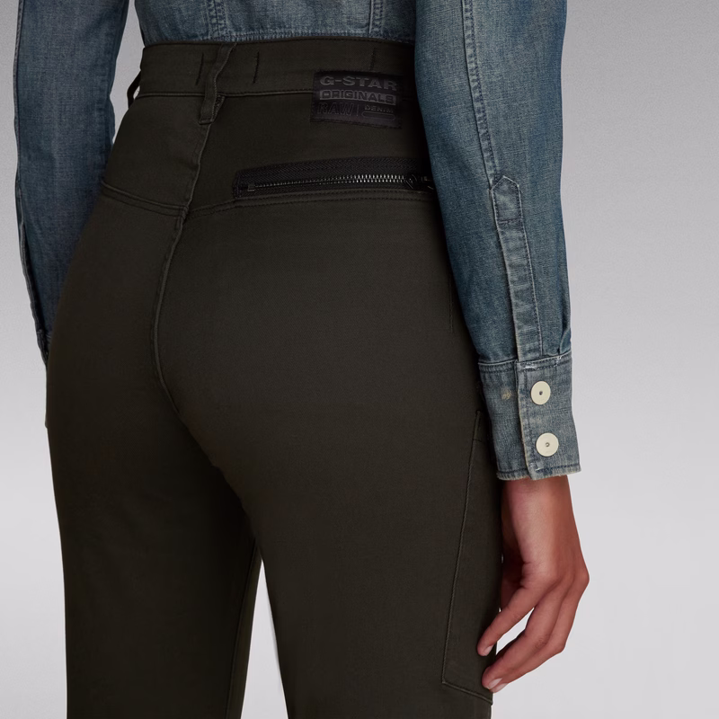 High G-Shape Cargo Skinny Pants