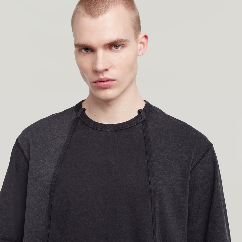 Wash Panel Boxy T-Shirt